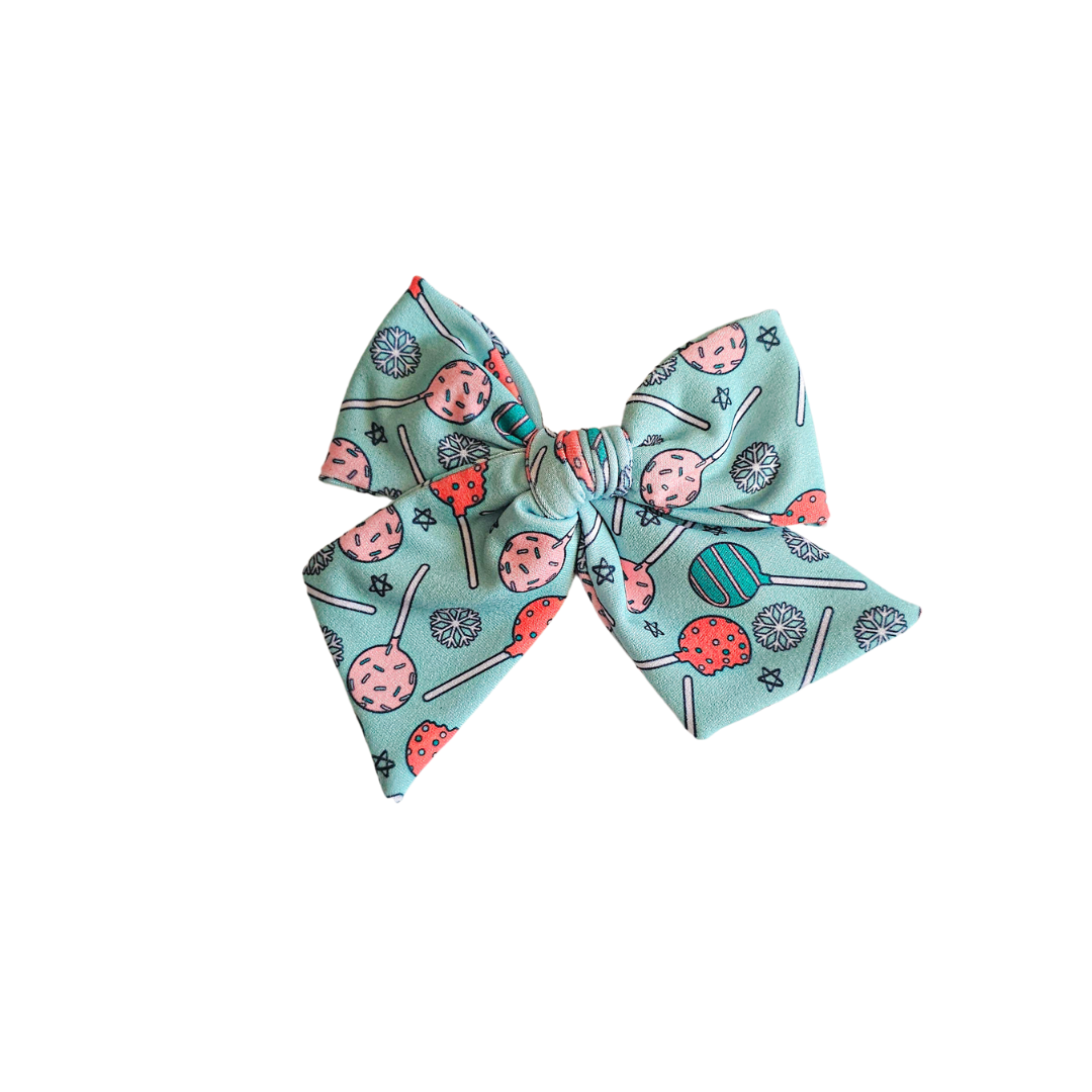 Jingle Cake Pop Bow